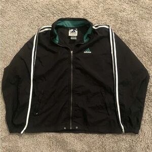 Adidas Vintage 90s Full Zip Track Jacket Wind Breaker